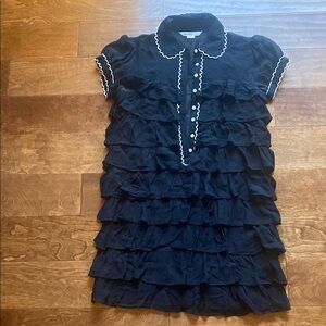 Kensie Black Dress with White Accents